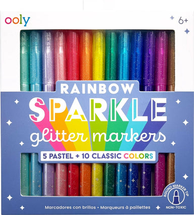Switch-Eroo Rainbow Sparkle Glitter Markers - Saltire Games