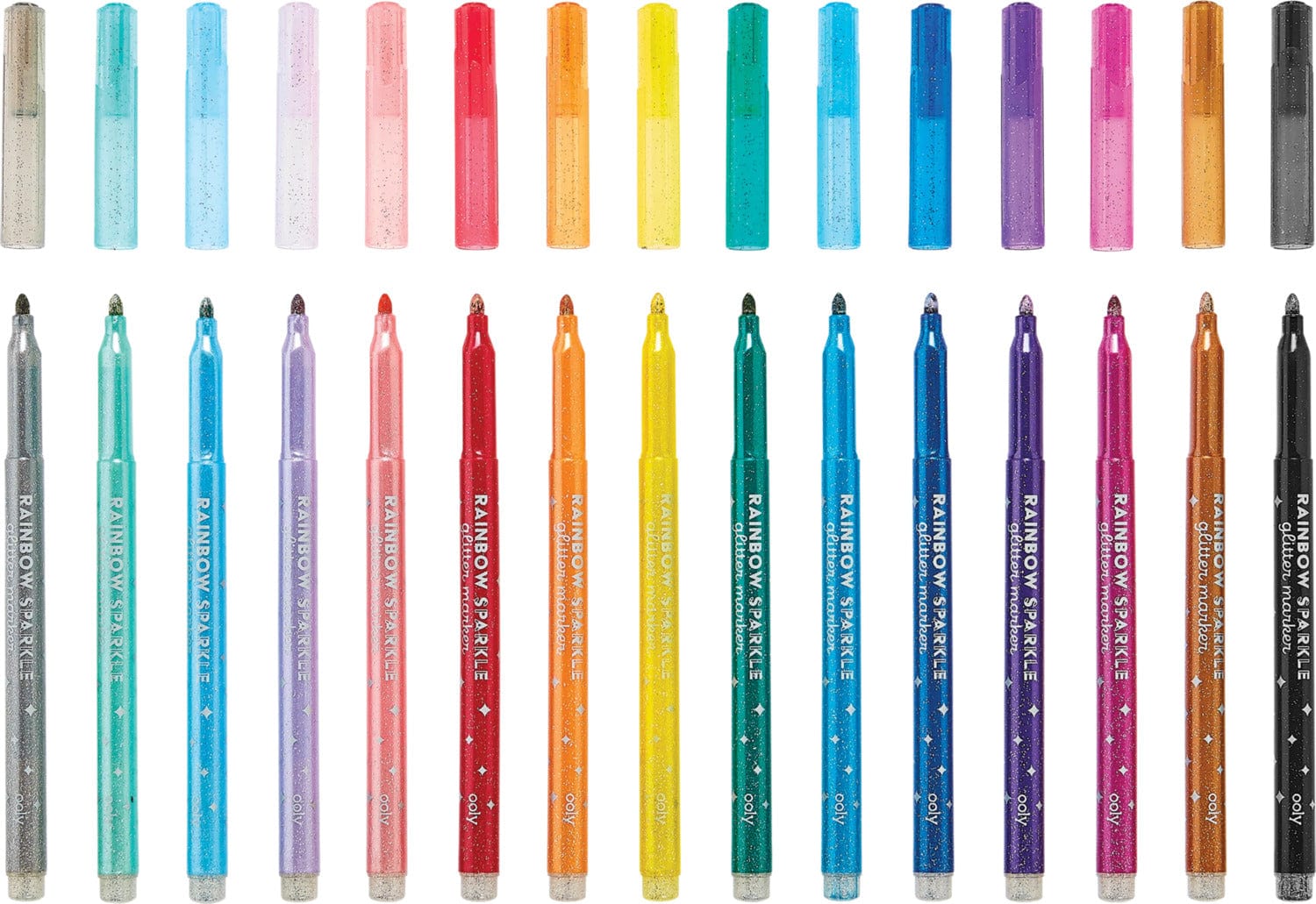Switch-Eroo Rainbow Sparkle Glitter Markers - Saltire Games