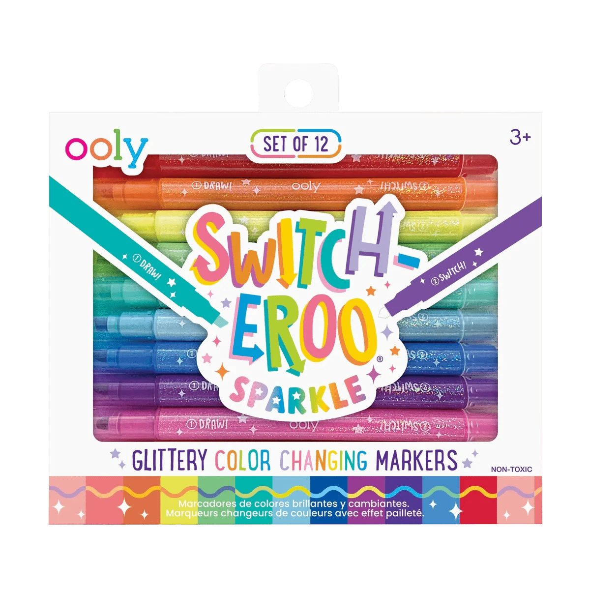 Switch-Eroo Sparkle Color Changing Markers - Saltire Games
