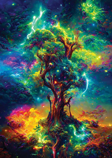 Puzzle Outset Games and Cobble Hill Puzzles Cosmic Tree of Life 1000pc Enjoy Puzzle