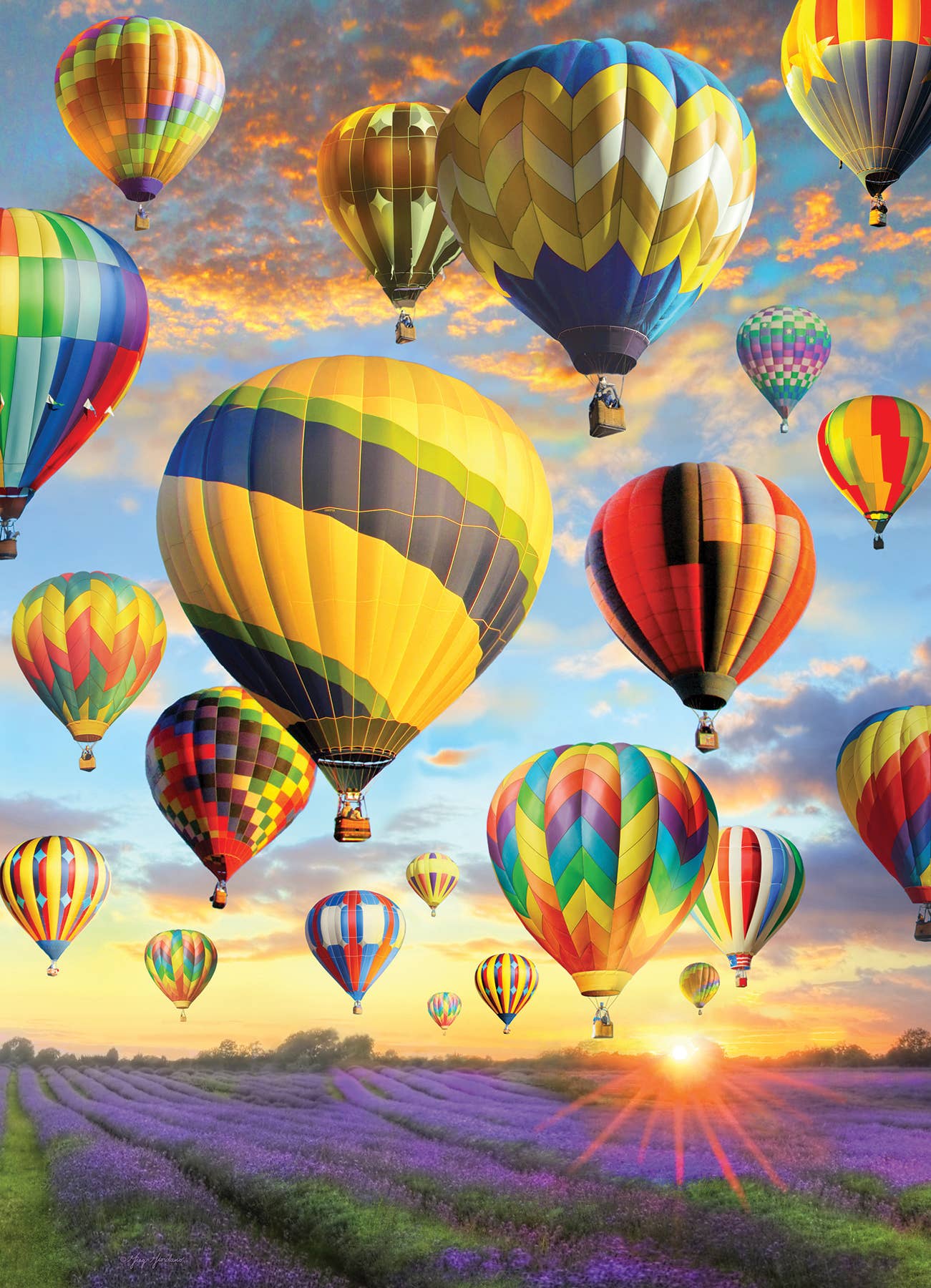 Hot Air Balloons 1000pc puzzle - Saltire Games