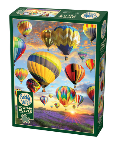Puzzle Outset Games and Cobble Hill Puzzles Hot Air Balloons 1000pc puzzle