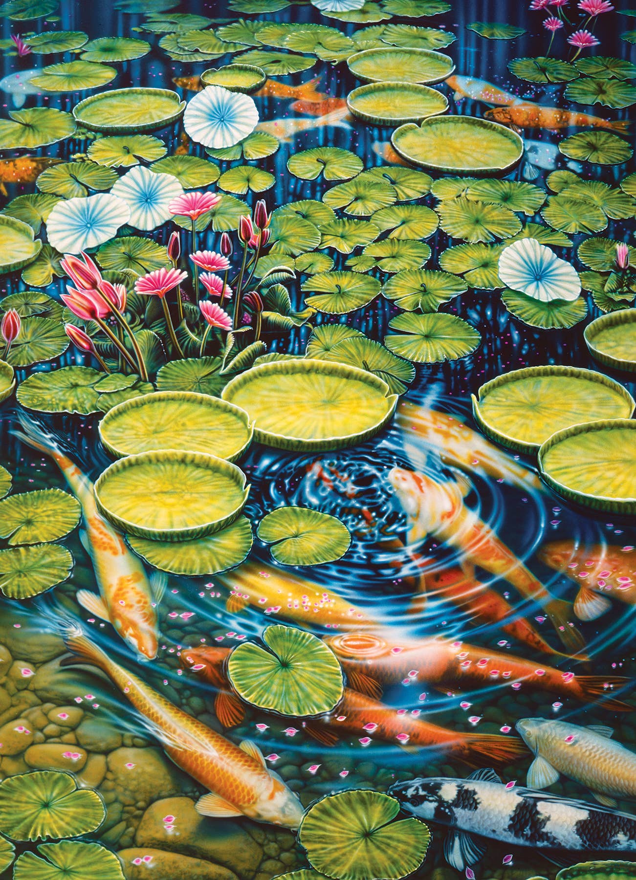Koi Pond 1000pc puzzle - Saltire Games