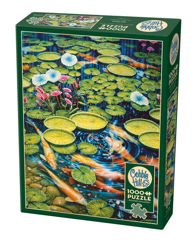 Puzzle Outset Games and Cobble Hill Puzzles Koi Pond 1000pc puzzle