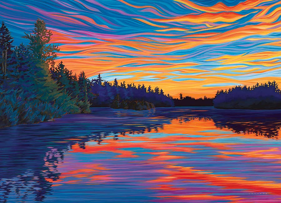 Sunset 1000pc puzzle - Saltire Games