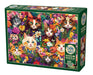 Puzzles - Jigsaw - Accessories Outset Games and Cobble Hill Puzzles Blooming Whiskers 1000-Piece Puzzle