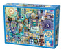 Puzzles - Jigsaw - Accessories Outset Games and Cobble Hill Puzzles Blue 1000-Piece Puzzle