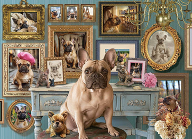 Puzzles - Jigsaw - Accessories Outset Games and Cobble Hill Puzzles Frenchie (Bulldog) 500-Piece Puzzle