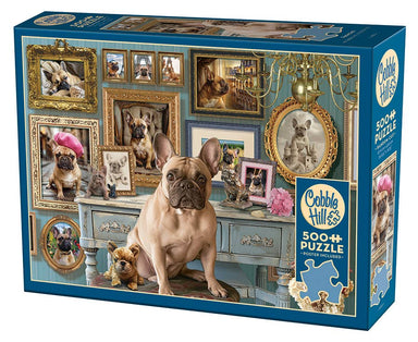 Puzzles - Jigsaw - Accessories Outset Games and Cobble Hill Puzzles Frenchie (Bulldog) 500-Piece Puzzle