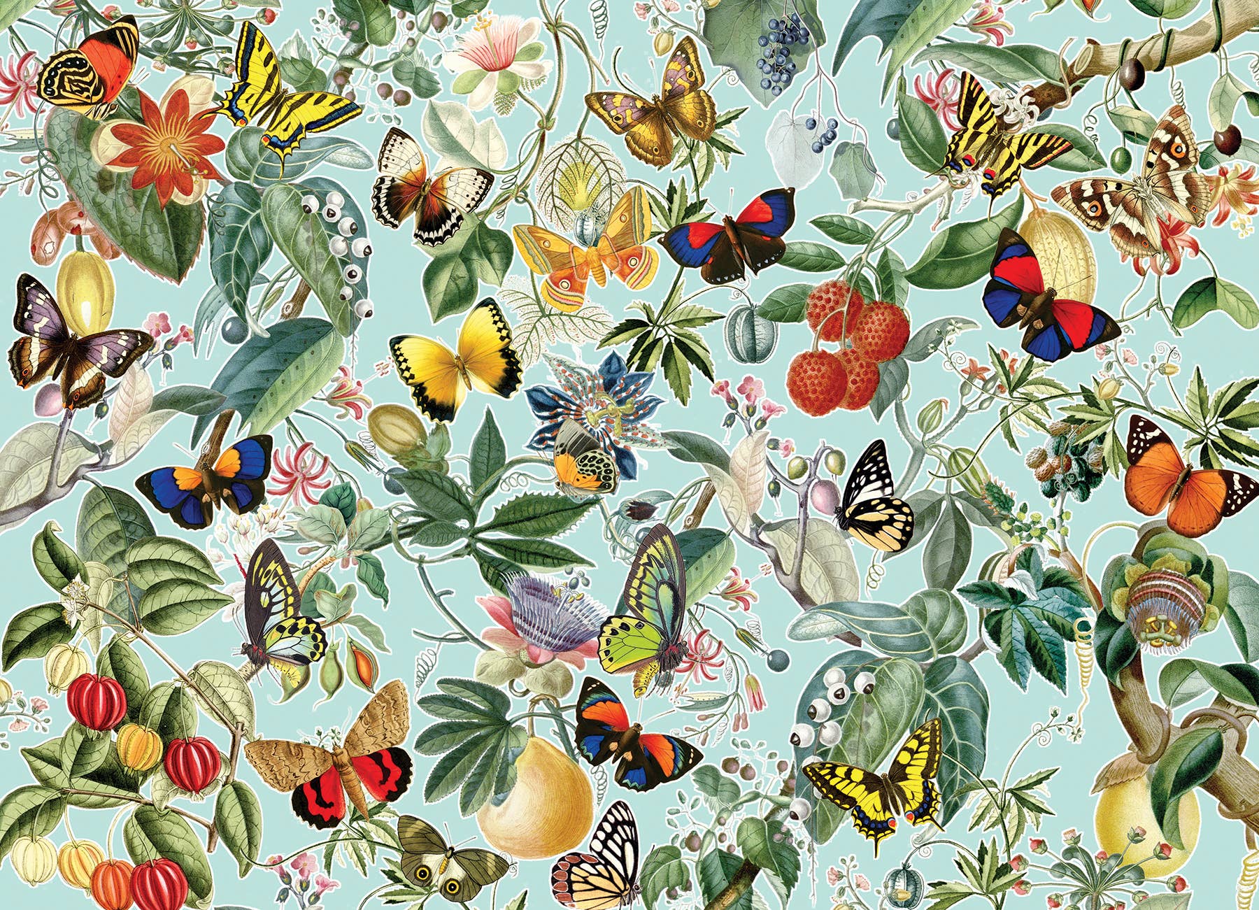 Puzzles - Jigsaw - Accessories Outset Games and Cobble Hill Puzzles Fruit and Flutterbies 1000-Piece Puzzle