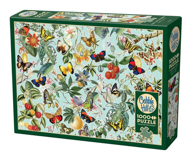Puzzles - Jigsaw - Accessories Outset Games and Cobble Hill Puzzles Fruit and Flutterbies 1000-Piece Puzzle