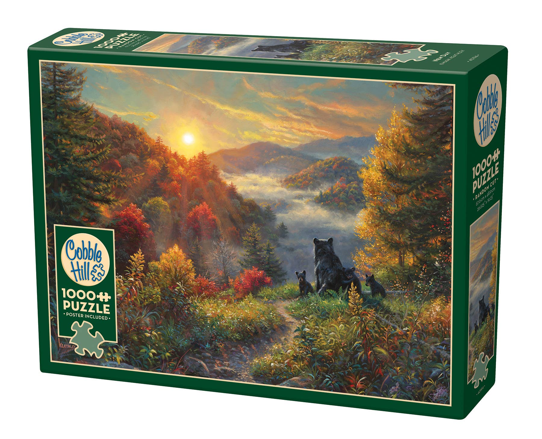 Puzzles - Jigsaw - Accessories Outset Games and Cobble Hill Puzzles New Day 1000-Piece Puzzle