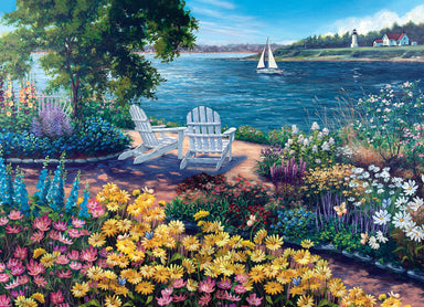 Puzzles - Jigsaw - Accessories Outset Games and Cobble Hill Puzzles Seashore 1000-Piece Puzzle