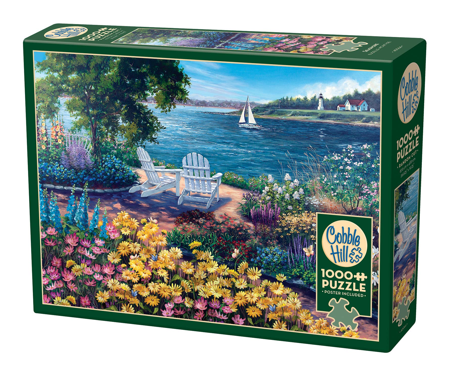 Puzzles - Jigsaw - Accessories Outset Games and Cobble Hill Puzzles Seashore 1000-Piece Puzzle