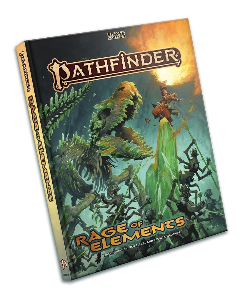 Role Playing Games - Books - Expansions Paizo Pathfinder RPG Rage of Elements (P2)