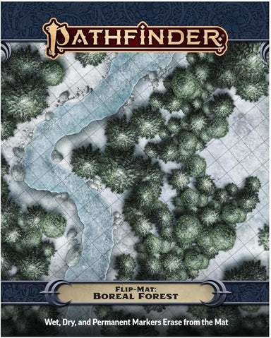 Role Playing Games - Maps & Terrain Paizo Pathfinder Flip-Mat: Boreal Forest
