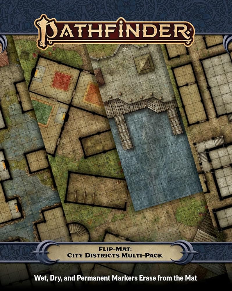 Pathfinder Flip-Mat: City Districts Multi-Pack - Saltire Games
