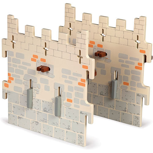 Set 5 Weapon Master Castle (2 Medium Walls) - Saltire Games