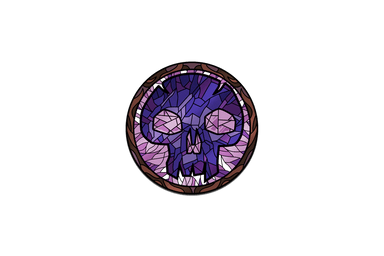 Limited Edition Stained Glass Swamp AR Pin - Saltire Games