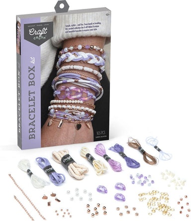 Craft-crush Bracelet Box Kit - Lilac - Saltire Games