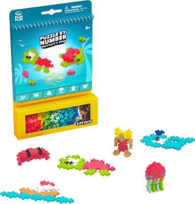 Puzzle by Number - Activity Pad - Ocean - Saltire Games