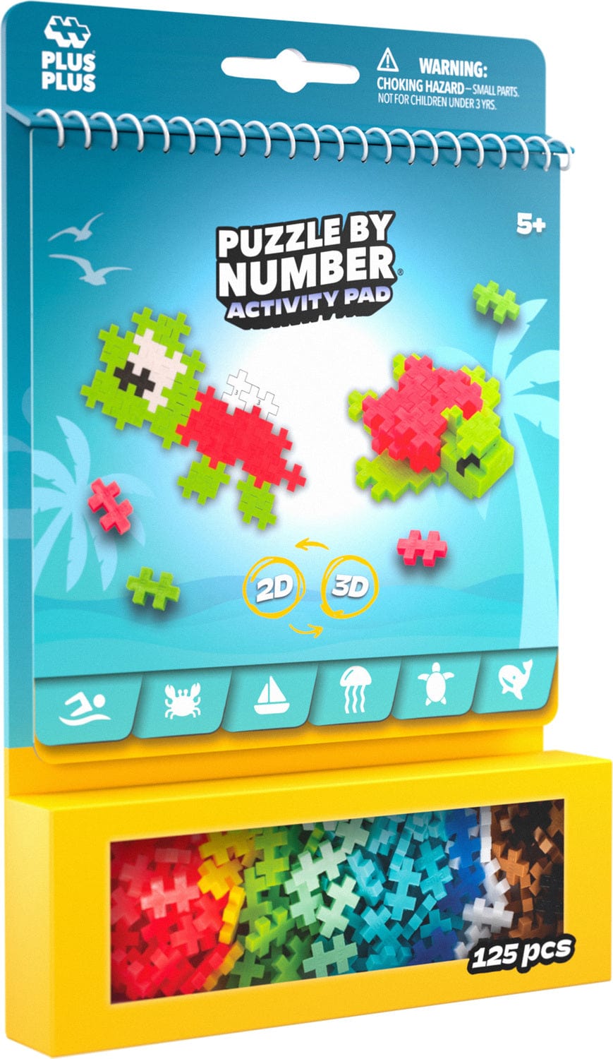 Puzzle by Number - Activity Pad - Ocean - Saltire Games