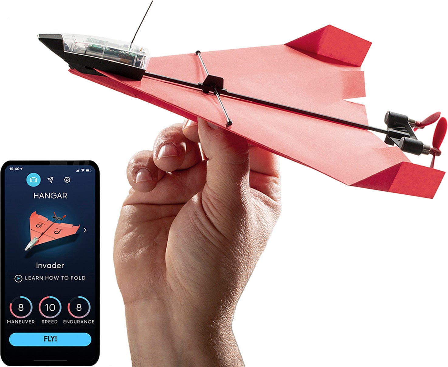 Smartphone Controlled Paper Airplane - Saltire Games