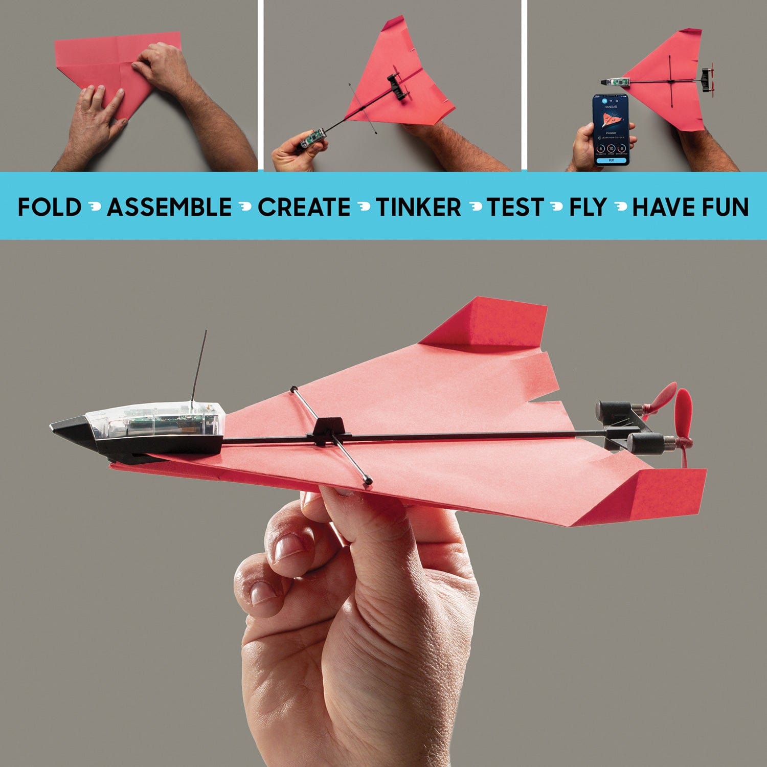 Smartphone Controlled Paper Airplane - Saltire Games
