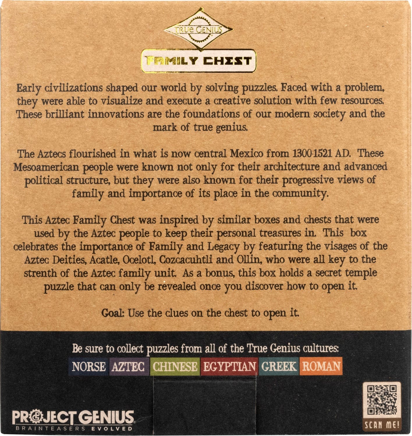 Aztec Family Chest - Saltire Games