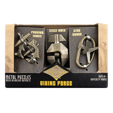 Puzzle Project Genius True Genius Viking Forge - 3pc Puzzle Set