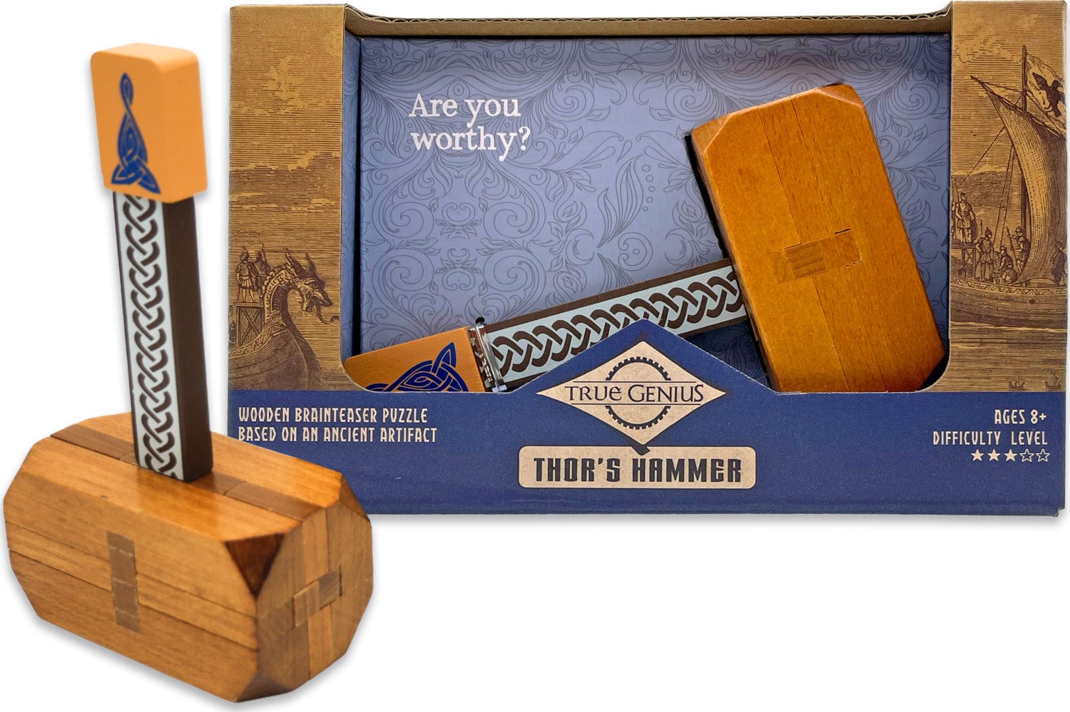 Thor's Hammer - brainteaser puzzle - Saltire Games