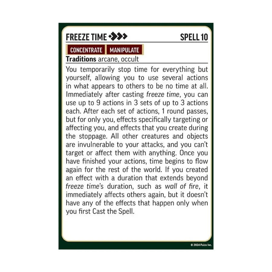 Pathfinder Arcane Spell Cards (Remastered) (P2)