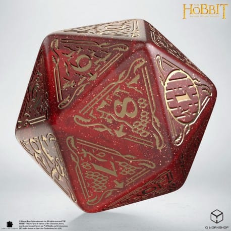 Dice Q Workshop Ember The Hobbit Spindown D20