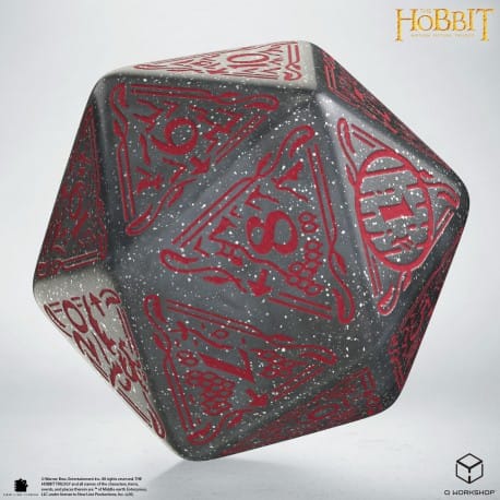 Dice Q Workshop Lunaris The Hobbit Spindown D20