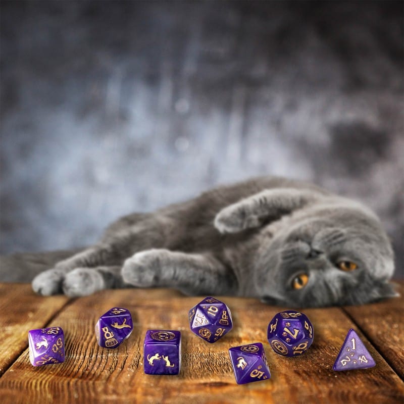 CATS Dice Set: Purrito - Saltire Games