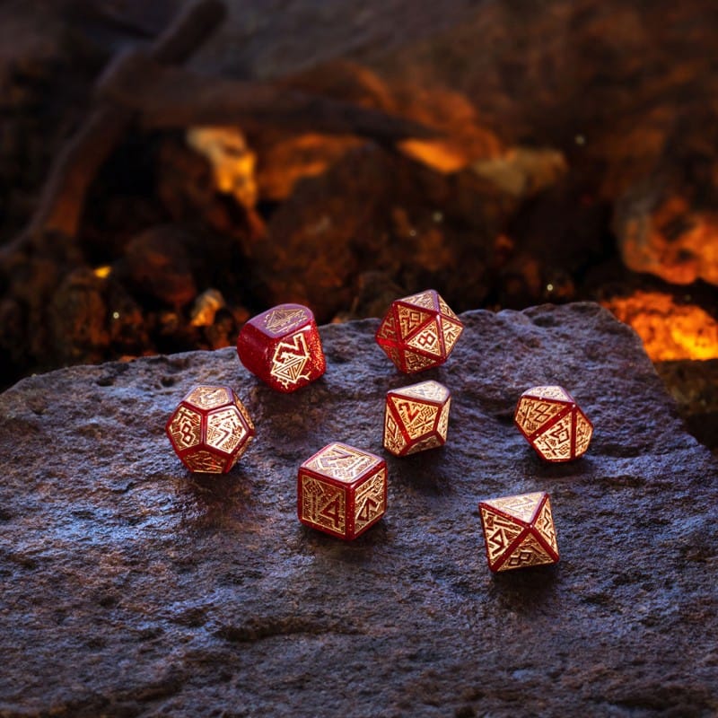 Dwarven Dice Set: Jewels - Saltire Games
