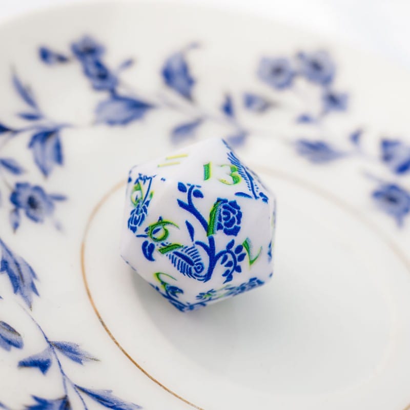 Full Art Dice® Set: Porcelain - Saltire Games