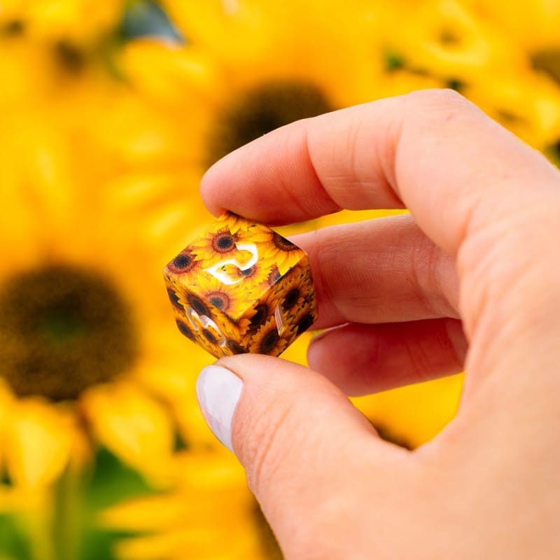 Full Art Dice® Set: Sunflower - Saltire Games