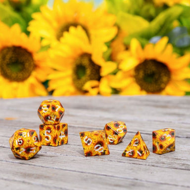 Full Art Dice® Set: Sunflower - Saltire Games
