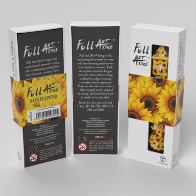 Full Art Dice® Set: Sunflower - Saltire Games