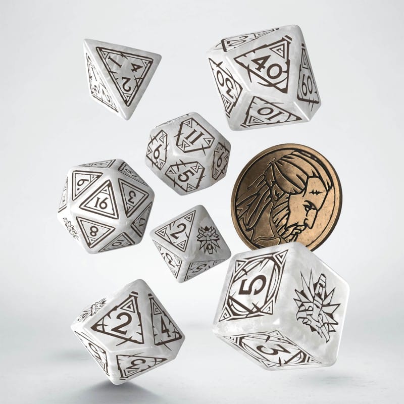 The Witcher Dice Set: Geralt - The White Wolf - Saltire Games