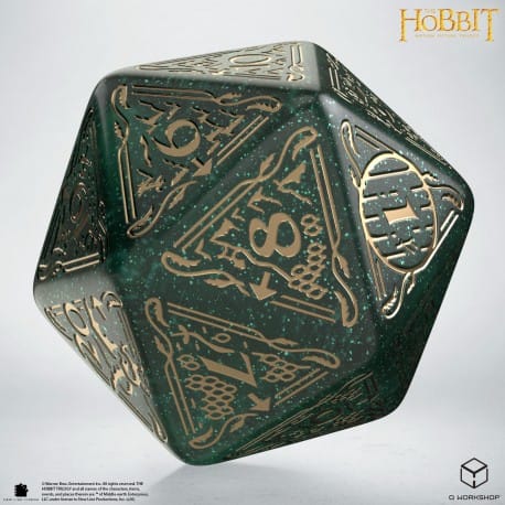 Dice Q Workshop Verdant The Hobbit Spindown D20
