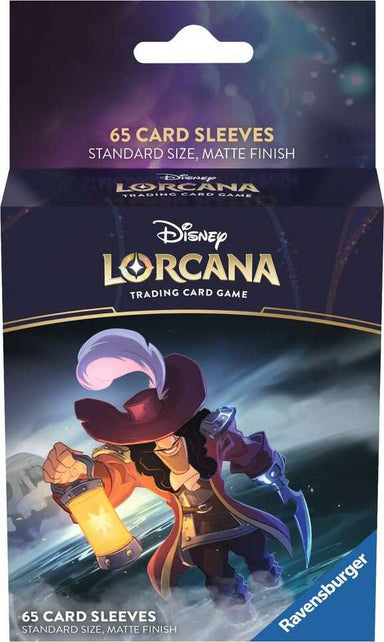 Disney Lorcana The First Chapter Captian Hook Card Sleeves - Saltire Games