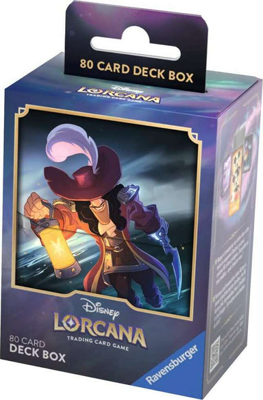 Disney Lorcana The First Chapter Captian Hook Deck Box - Saltire Games