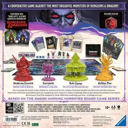 Board Games Ravensburger Horrified: Dungeons & Dragons Ravenloft