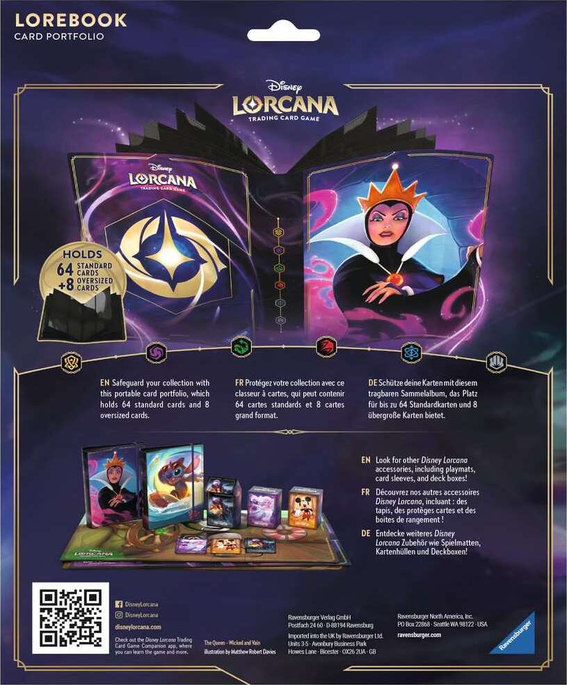 disney lorcana cards the first chapter Disney Lorcana The First Chapter The Queen Portfolio — Saltire Toys & Games