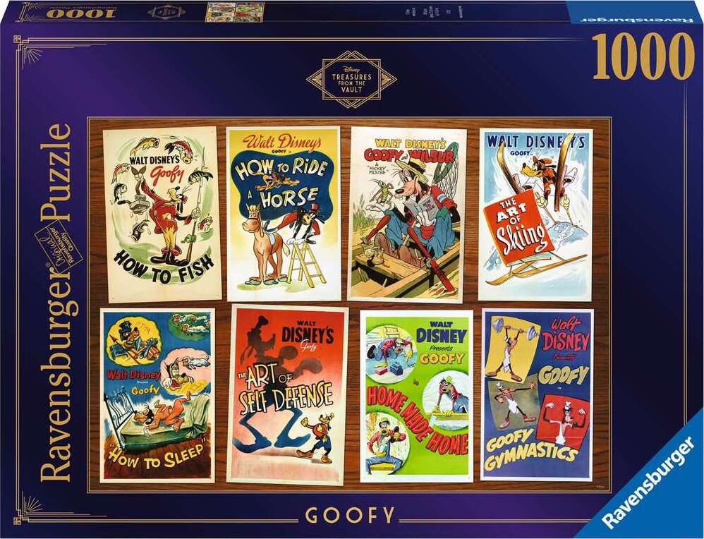Disney Vault: Goofy (1000 pc Puzzle) - Saltire Games