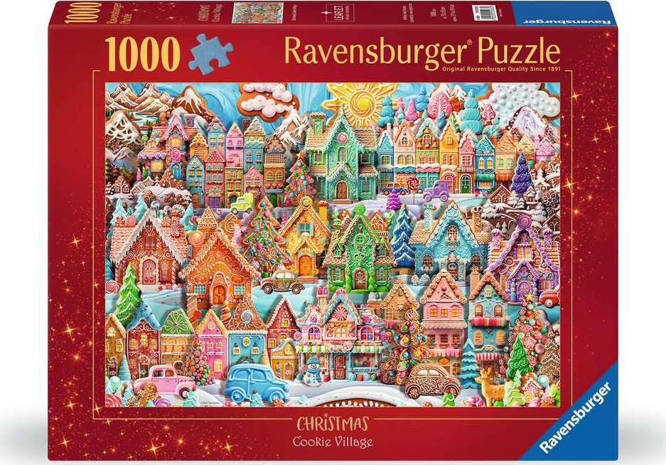 Christmas Cookie Village - 1000 Pieces Puzzle - Saltire Games