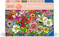 Puzzles Ravensburger Adult puzzle 100 pieces - Tiffany Flowers