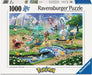 Puzzles Ravensburger Adult puzzle 1000 pieces - Pokémon - Pokémon- Eevee and Park